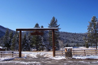 Ranch entrance